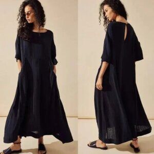 Free People black sheer dress